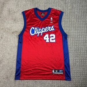 Reebok NBA Los Angeles Clippers Elton Brand 42 Jersey Red Mens Medium 7001A